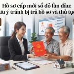 Hồ sơ cấp mới sổ đỏ lần đầu: 4 bước thực hiện thủ tục cấp sổ đỏ lần đầu theo quy định mới