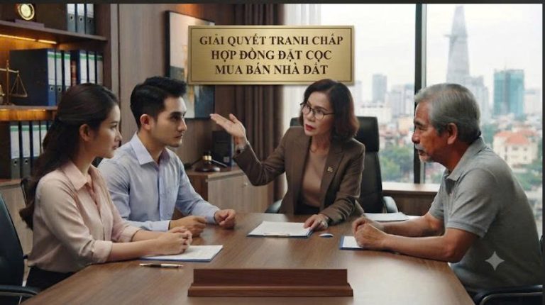 Giải quyết tranh chấp hợp đồng đặt cọc mua bán nhà đất và 2 nguyên nhân phổ biến